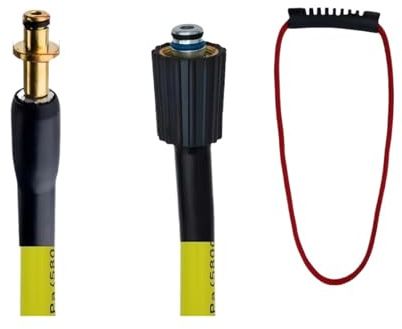 10~20 m 5800PSI Macchina for la pulizia a pressione Tubo flessibile for pulizia dell'acqua Tubo for lavatrice, compatibile for Karcher K2/K5.20(15m)