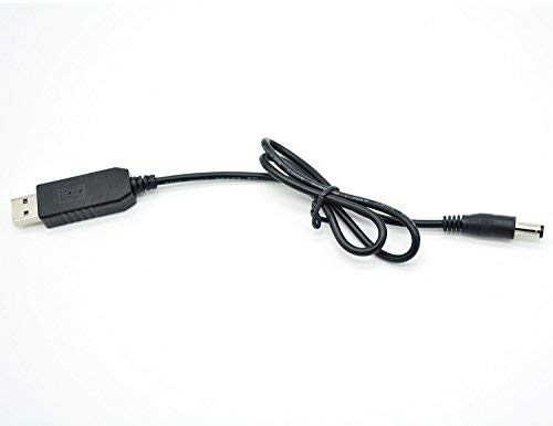 Ambertech 5.5mm Barrel Jack 4.2V / 1A DC Salida de cable Cable de carga de energía para LED Faro, linterna, linterna frontal y otro dispositivo de entrada 4.2V