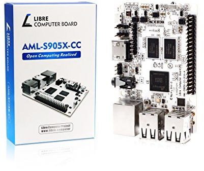 Libre Computer Board AML-S905X-CC (Le Potato) 2 GB 64-Bit Mini-Computer für 4K-Medien
