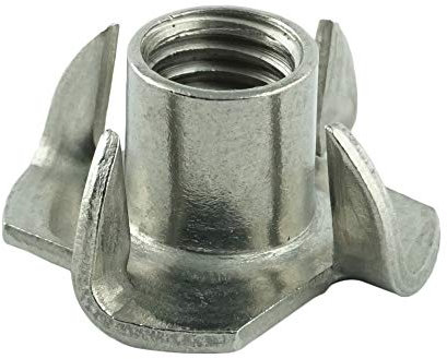 Eisenwaren2000 | M8 Einschlagmuttern mit Gewinde für Holz (10 Stück) - Schlagmutter - Edelstahl A2 V2A - rostfrei