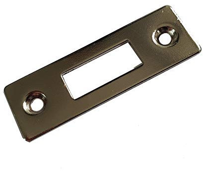 Polished Stainless Steel Face Plates for Doors Tubular and Mortice Latch Premium UK