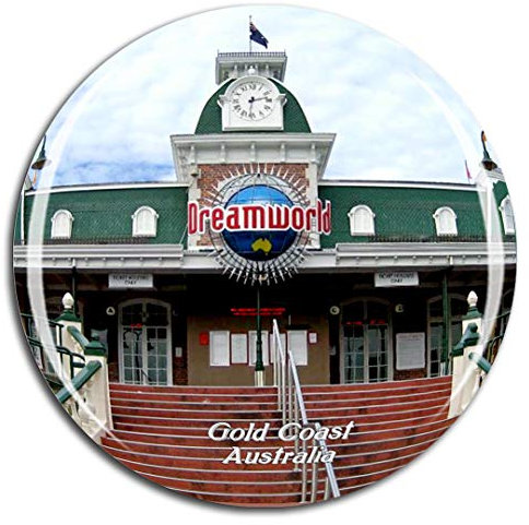 Weekino Australia Dreamworld Gold Coast Fridge Magnet 3D Crystal Glass Tourist City Travel Souvenir Collection Gift Strong Refrigerator Sticker