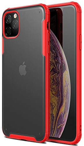 TECHGEAR iPhone 11 Pro Tough Case [Fusion FX Case] Slim & Light, Tough, Shockproof, Protective, Fused Gel Bumper & Hard Back Smooth Case Cover Designed For iPhone 11 Pro 5.8 (Red)