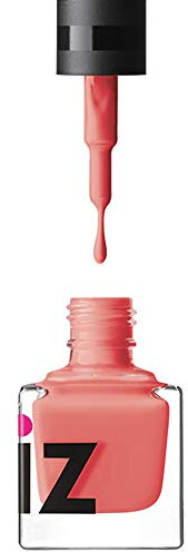 iZ Gel Effect Nail Polish | 6ml | Chip Resistant | Patented Formula | No UV Lamp Required (Coral Peach)