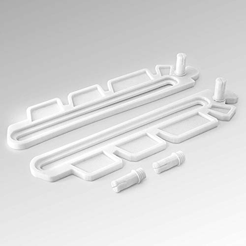 Kippschere Ersatzteil Set Weiß Kellerfenster passend für MEA 41 A 288 + 41 A 289