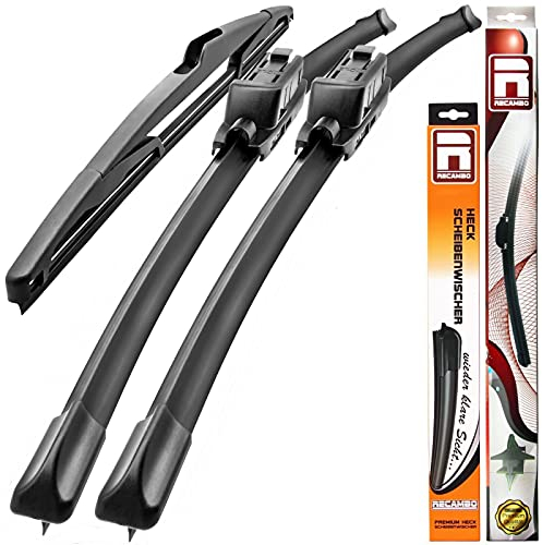 Recambo SCHEIBENWISCHER VORNE + HINTEN kompatibel für CITROEN C4 GRAND PICASSO |06-16 (3er Set: 750mm / 750mm / 350mm)