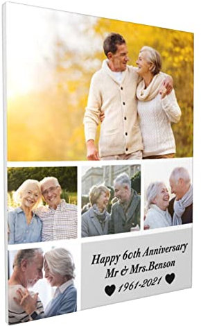 YanNanKe Individuelle Leinwanddrucke mit Ihren Fotos Personalisierte Leinwand-Wandkunst Individuelle Bilderrahmen-Br.40cm x Höhe 60cm