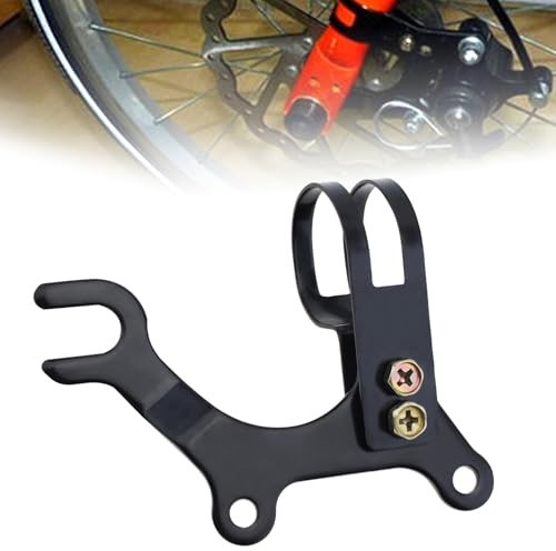 Tobefore 20mm(0.78 in) Bike Disc Brake Adapter Bracket, 2-Pack | Conversion Mount for BMX, MTB& Most Major Bikes, Carbon Steel Durable, Adjustable Bracket Design, V-Brake Frame To Disc