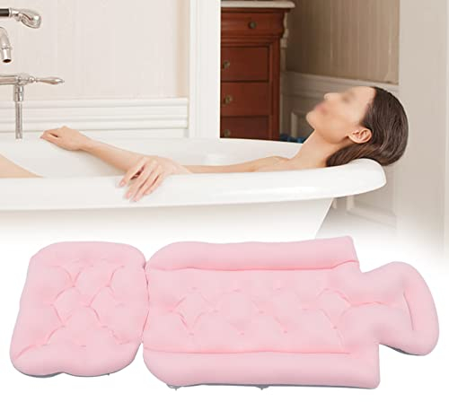 Badewannenmatten Badewannenkissen rutschfest Ganzkörper Badematte Kissenmatte Badekissen Badewannenmatratze Für Badewanne und Home Spa Mit 10 Rutschfesten Saugnäpfen (Blau)
