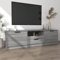 Tidyard Meuble TV Armoire Stéréo Meuble de Télévision Banc TV de Salon, Meuble Television Bois Sonoma Gris 140x35x40 cm Bois d'ingénierie
