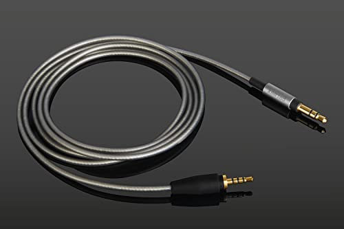 1.2M/3.93FT Lunghezza Aggiornamento Argento Cavo Audio Linea On/Over Cuffia Metallo+Plastica Per Sennheiser Urbanite XL