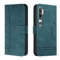 Bravoday Hülle für Xiaomi Mi Note 10 / Xiaomi Mi Note 10Pro / Xiaomi CC9 Pro, PU Ledertasche Handyhülle Flip Schutzhülle Kompatibel mit Xiaomi Mi Note 10, mit Kartenfäch & Kickstand, Grün