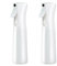 ZHIYE 2pcs Hair Spray Bottle, Continuous Water Mister Spray Bottle Empty, Aerosol Fine Mist Curly Hair Spray Bottle for Taming Hair in Morning, Hairstyling, Plants, Pets, Cleaning-5.4oz/160ml (White)