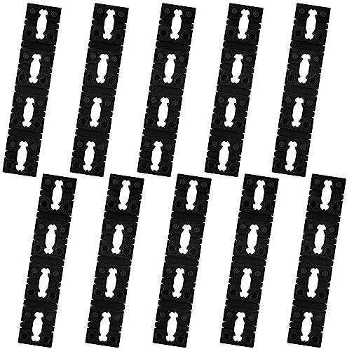 40St Steckdose Dichtung, Abstandshalter für Steckdosen Abstandshalter für Steckdosen Abstandshalter für Schalterbuchsen für Haushalts- und Industriestrom (Schwarz)