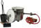 LSMIITTH Four de fusion au propane de 6 kg avec creux, forme de barre de 113 ml, pince et gants, pour métal, or, argent, cuivre, aluminium, kit d'outils de coulée complet