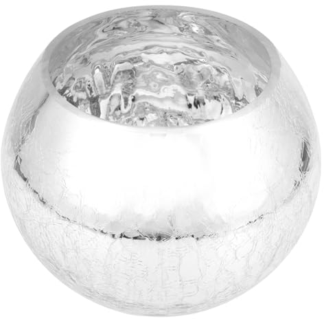 Ciieeo Electroplated Silver Glass Vase Desktop Vase for Home Decoration for Wedding Centerpieces for Flower Arrangement