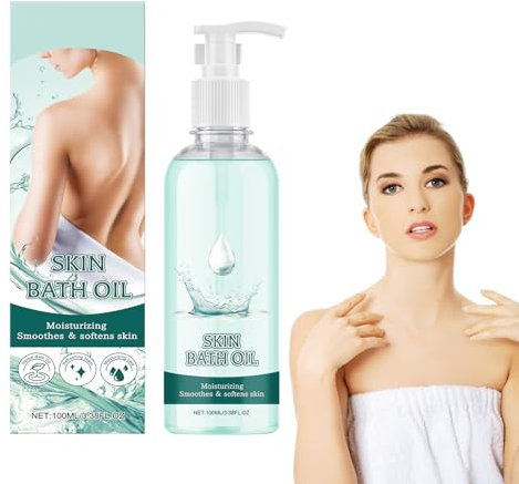 Skin Bath Oil For Women, 100 Ml Hautbadöl So Weich Original-Badeöl Für Frauen Skin So Soft Original Badeöl, Feuchtigkeitsspendend, Spendet Feuchtigkeit Und Verbessert Trockene Oder Raue Haut