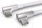 Câble USB C vers USB C de 1m, 100W Power Delivery 20V/5A Câble de charge rapide PD 3.0, 10 Gbps - USB 3.2 Gen2x1 Câble de données haut débit, connecteur coudé, blanc