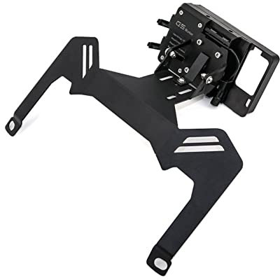 WUPEDI Motorrad-Windschutzscheibenhalterung, Navigationshalterung, GPS-Smartphonehalter, for Forza 125 250 300 MF13 2017-2020 2019 Motorrad-Telefonhalterung(A Set)