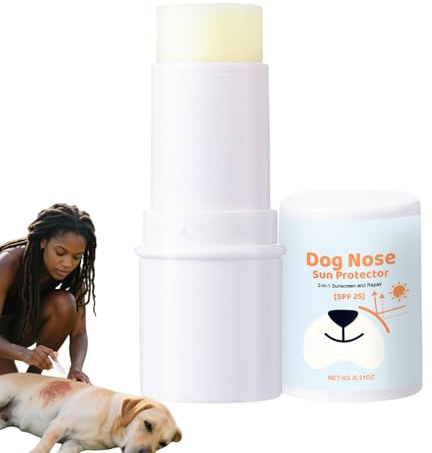 Sonnenschutz für Hunde | Insektenschutzcreme | Natürliche Pflege | Sonnencreme für Hunde | Bienenwachs, für Hunde Katzen im Freien, Nasenpfotenschutz