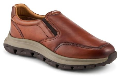Pavers Mens Wide Fit Leather Elasticated Slip On Shoes | Autumn Winter Collection | Slip On