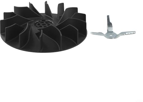 Flügelradventilator für BG56 BG86 SH56 SH86 Gartenbläser und Aktenvernichter | 167 mm Außendurchmesser | Kunststoffkonstruktion | inkl. Aktenvernichter-Komponente