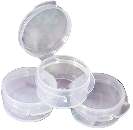 Mini-Behälter mit Scharnierdeckel, 5 ml, 6 Stück