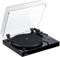 Fluance RT82 Referenz High Fidelity Vinyl Plattenspieler mit Ortofon OM10 Kartusche, Geschwindigkeitsregelungsmotor, High Mass MDF Holzsockel, Vibration Isolation Füße – Klavier Schwarz