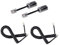 Telephone Cord Detangler,Telephone Handset Cord 7.5Ft Uncoiled(1.2 Ft Coiled), 2 Pack 360 Degree Rotating/Anti-Tangle Landline Cable and 2 Pack Telephone Handset Cord