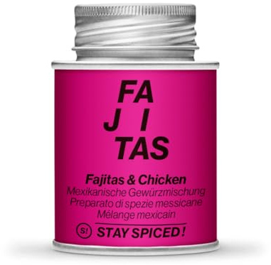 STAY SPICED! Fajitas & Hähnchen | Premium BBQ Gewürzmischung, 100 g