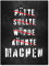 wandmotiv24 Leinwandbild Motivation, Hochformat, Hätte Sollte Würde Könnte Machen M0001