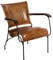 Atmosphera - Sessel Hoper cognacfarben aus Leder - Cognac-braun