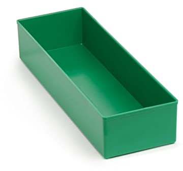 WFix 5 St�ck Einsatzboxen 63 mm G3 dunkelgr�n B312 x T104 x H63 mm | geeignet als Bosch L-BOXX Einlage | Einsatzboxen f�r Sortimentsk�sten wie Bosch Sortimo L-BOXX, W-BOXX, T-BOXX, ProClick Tray