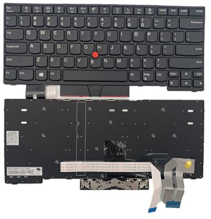 Laptop Replacement US Layout Keyboard for Lenovo ThinkPad T14 Gen 1 2020 20UD 20UE 20S0 P14s Gen1,P14s T14 Gen2 Black