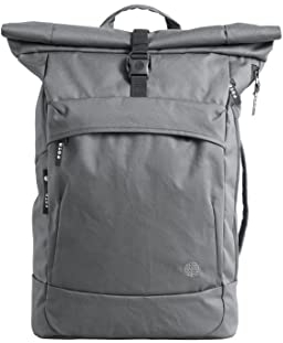 eoto Rucksack Earth Soil:UTION Grau Daypack für Uni, Reisen, Job und Freizeit, nachhaltig, Tagesrucksack, Reiserucksack, Damen, Herren, 30 L