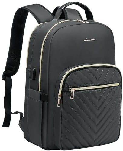 LOVEVOOK Rucksack Damen Klein, 14 Zoll Laptoptasche Daypacks Rucksäcke Wasserdicht Schulrucksack Mädchen Teenager, Arbeitstasche Backpack für Business Reise Schule Uni