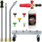 Pro-Kleen Chassis Underbody Undercarriage Cleaner and Snow Foam Lance Compatible with Black & Decker Pressure Washers with 5 Spray Jet Adaptors
