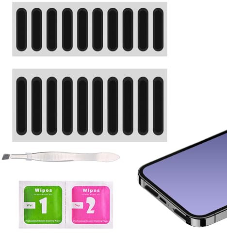 Mobile Phone Sound Sticker, Speaker Mesh Dustproof Net Adhesive Stickers for Most Smartphones and Tablets