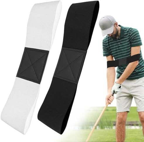 Colorich 2 Pcs Golf Wrist Training Aid, Golf Swing Trainer, Golf Training Aids, Golf Grip Training Aid, Golf Swing Training Aid, Golf Grip Trainer, Sure Set Golf Training Aid Equipment for Beginners
