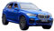 YCNXEB Miniatur Modelle 1 32 Für BMW X5 SUV Legierung Automodell Druckguss Spielzeugfahrzeuge Metall Spielzeugauto Modell Sammlung Geschenk Originalgetreue Nachbildung(Blau)