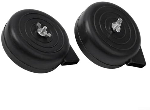 2 filtros de admisión de rosca macho para compresor de aire de plástico con control de ruido (20 mm)