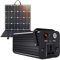 HTDRE Centrale électrique Portable 180 W avec Panneau Solaire 30 W, générateur Solaire, Alimentation de Secours 251 Wh, générateur extérieur pour Camping, Voyage, urgences