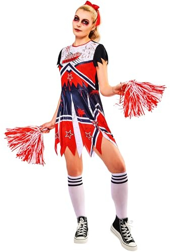 Rubies Official Adult Zombie Cheerleader Costume
