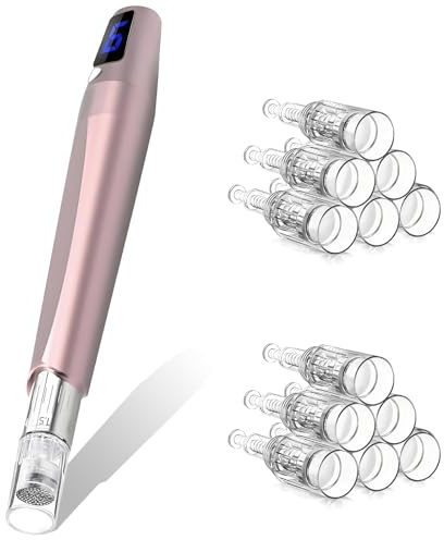 Microneedle Derma Roller for Skin, 0.25mm Microneedling Pen for Women Men Home Use