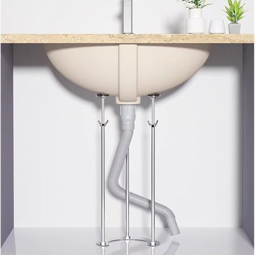 soportes para fregadero bajo encimera, Soportes for fregadero, taladro de 7 -26, patas soporte ajustables for debajo del lavabo(Height 36 46cm (14 18))