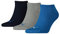 Puma Sneaker, Blue/Grey Melange, 35/38 (Pack of 3)