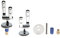 Waterful T335511 2 Cerniere sinistre per Copriwater Universali, ad Espansione