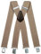 Olata Extra Breite Hosenträger für Herren – 5 cm breit, Robust und Verstellbar mit Stabilen Clips, Ideal für Arbeit und Elegante Outfits. Grau (Silber Clips)