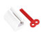 Rollen Squeezer Zahnpasta Presse Tubenquetscher Kunststoff Halter für Badezimmer Zubehör(Rot)