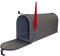 American Mailbox - U.S. Mail - Briefkasten Stahl Anthrazit mit Mailboxständer